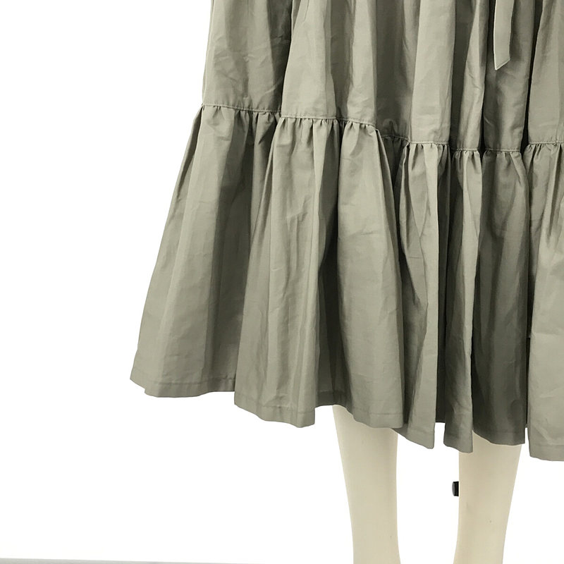 foufou / フーフー super tiered skirt スーパーティアードスカート ベルト付き