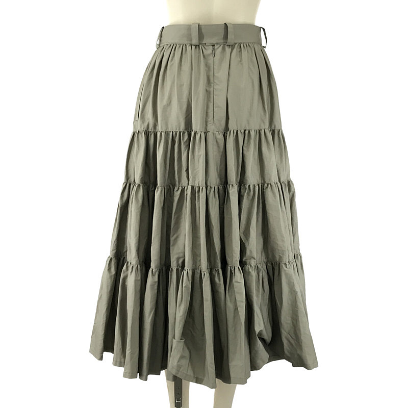 foufou / フーフー super tiered skirt スーパーティアードスカート ベルト付き