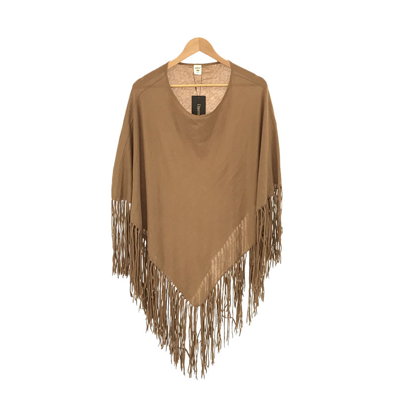 【GOOD GRIEF/グッドグリーフ】Knit Fringe Poncho ニットフリンジポンチョ