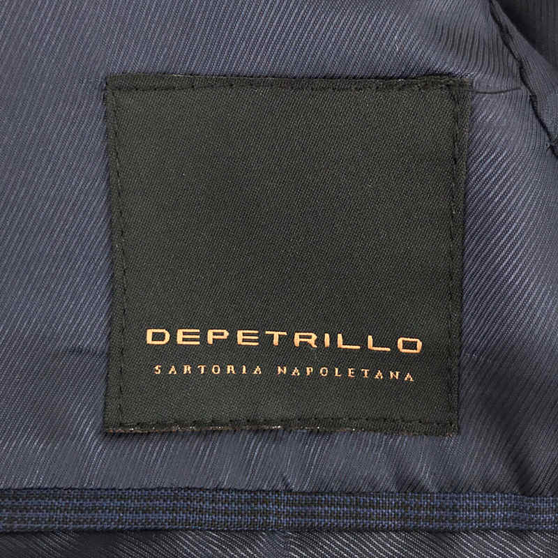 DePetrillo / デ ペトリロ イタリア製 POSILLIPO ウール チェック テーラードジャケット