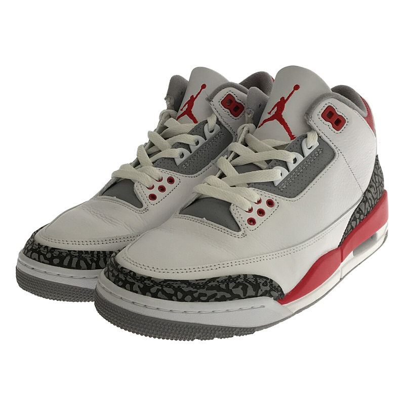 DN3707-160 AIR JORDAN 3 RETRO 'Fire Red'  エアジョーダン3 レトロ スニーカー 箱付き