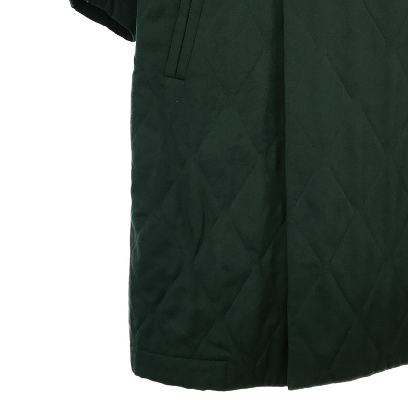 ohta / オオタ ohta / オオタ | green coat ウール キルティング トグル ボタン ノーカラー コート | W2 | グリーン | レディース