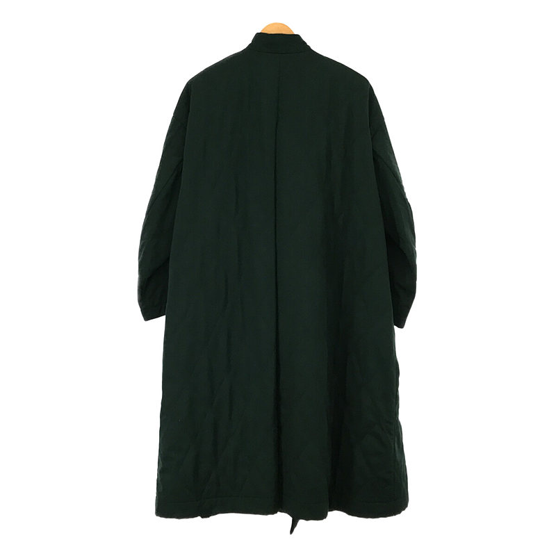 ohta / オオタ ohta / オオタ | green coat ウール キルティング トグル ボタン ノーカラー コート | W2 | グリーン | レディース