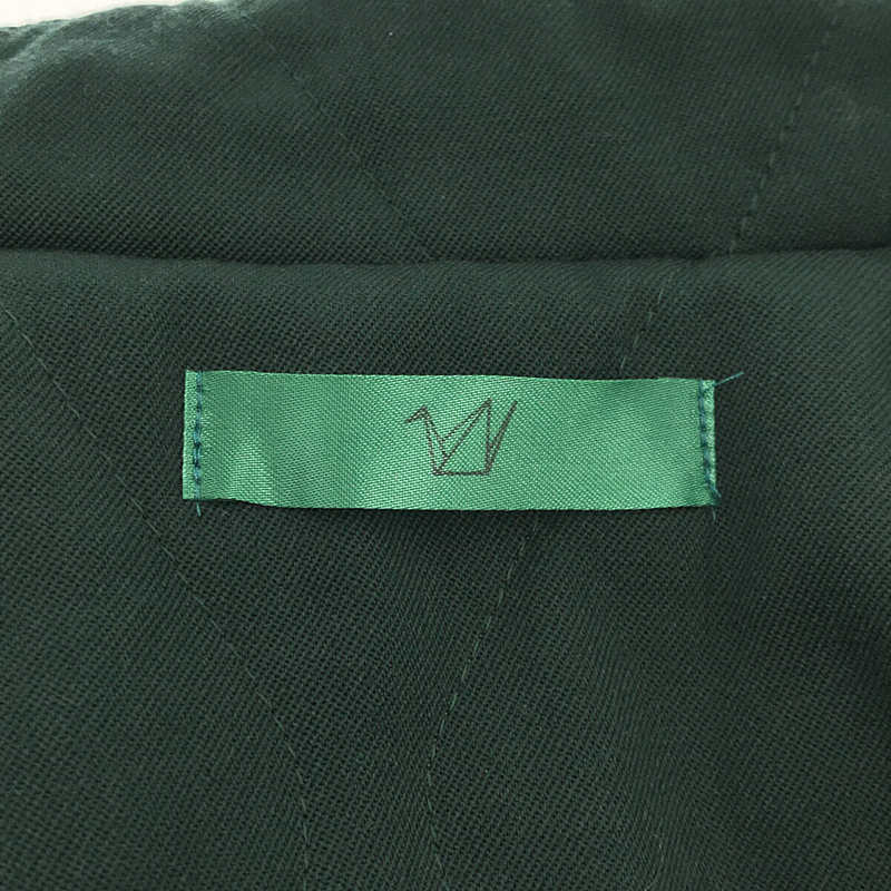 ohta / オオタ ohta / オオタ | green coat ウール キルティング トグル ボタン ノーカラー コート | W2 | グリーン | レディース