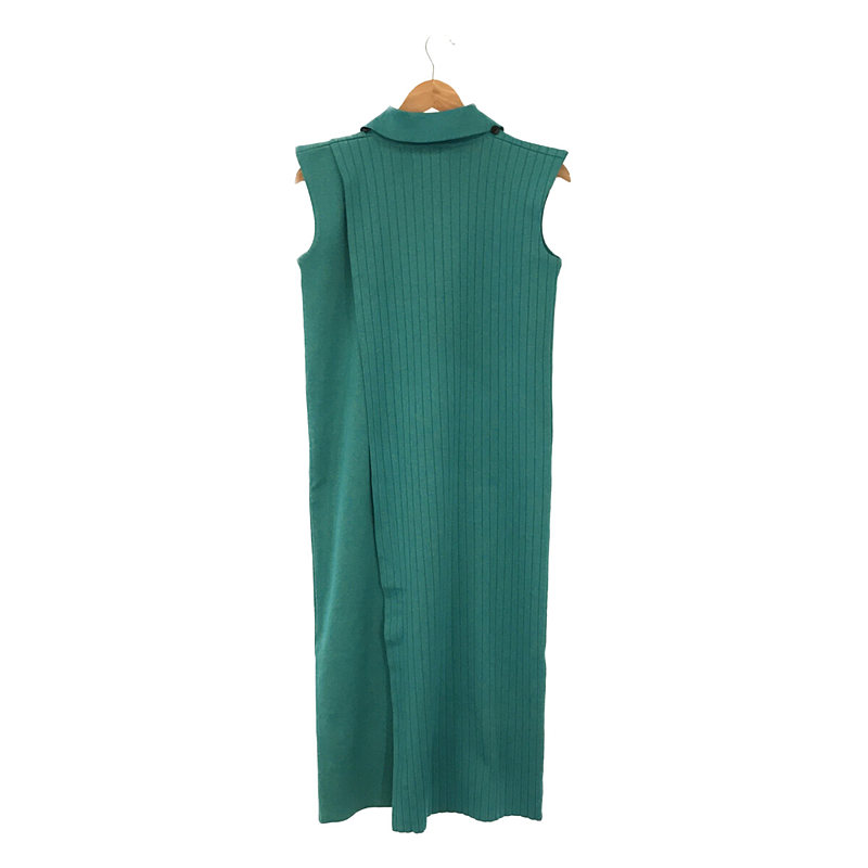 UNITED TOKYO / ユナイテッド トウキョウ 2Way melange glide knit onepiece メランジ グライド ハーフジップ ニット ワンピース