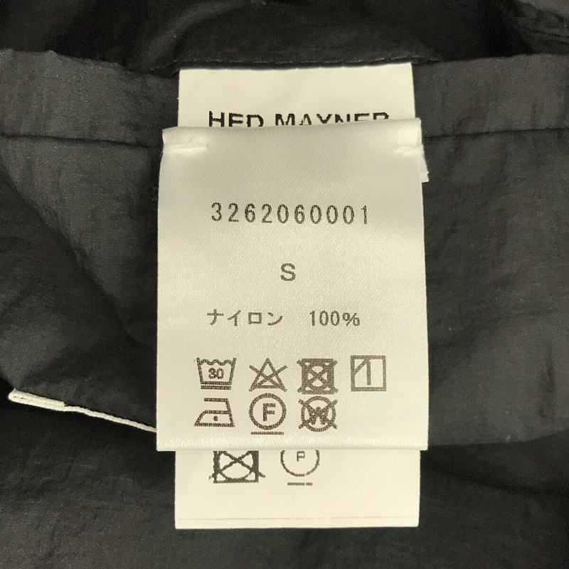 HED MAYNER / ヘドメイナー TRENCH COAT ライトナイロン シングルトレンチコート