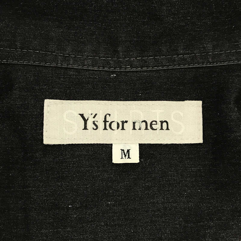 Y's for men / ワイズフォーメン ヨウジヤマモト オープンカラーシャツ