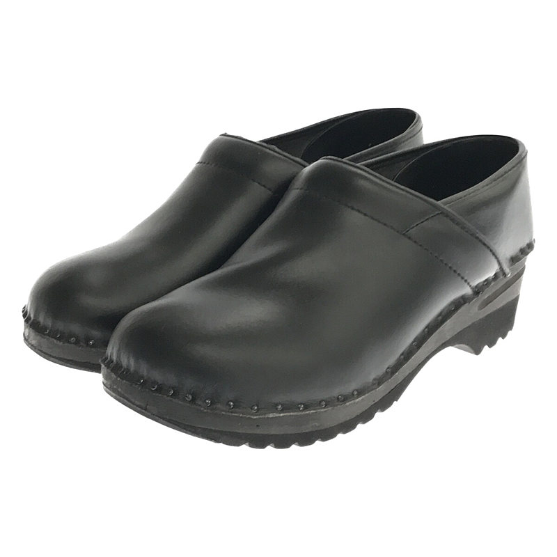 Swedish Clog Closed Back レザー スウェディシュ クロッグ クローズド ...