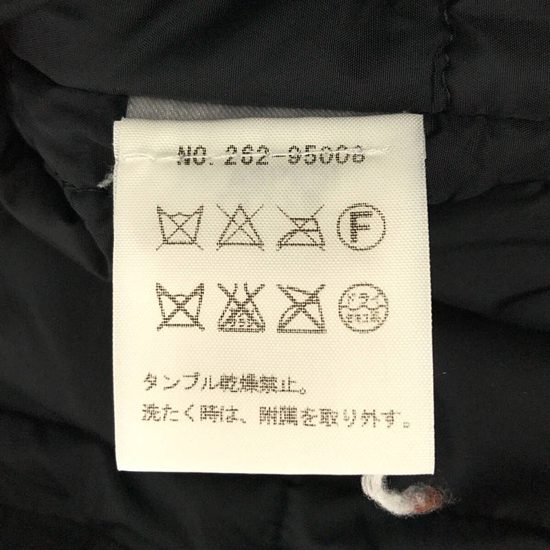 ASPESI / アスペジ イタリア製 フルジップ 中綿 ジャケット 裏地キルティング ベルト・収納フード付き