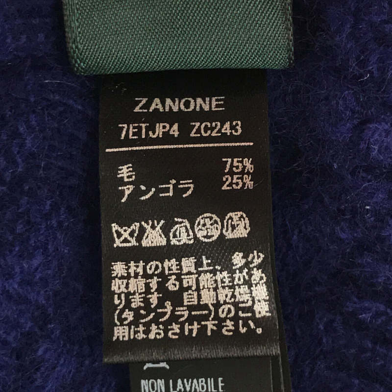 ZANONE / ザノーネ イタリア製 ウール クルーネック ニット セーター