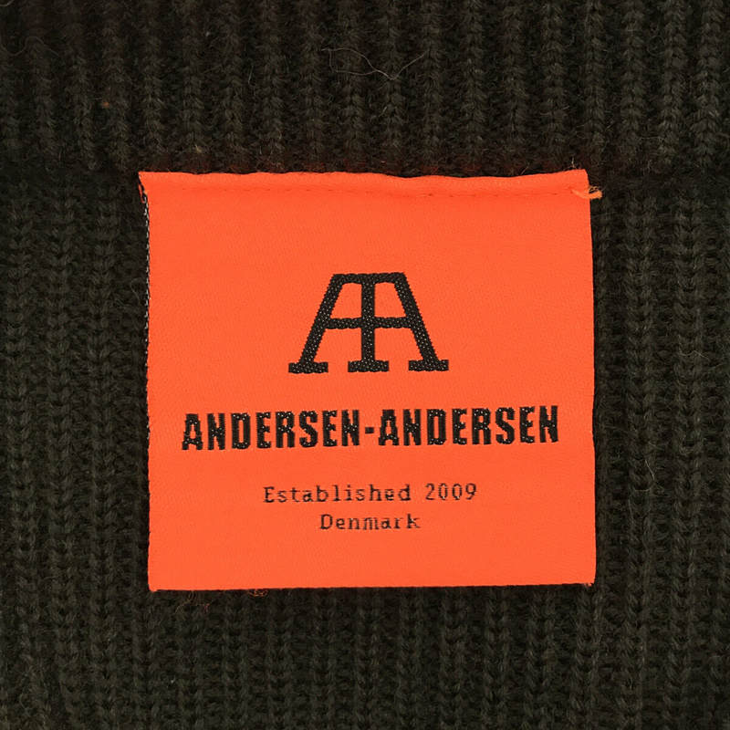 ANDERSEN-ANDERSEN / アンデルセンアンデルセン SKIPPER JACKET スキッパー ジャケット 7ゲージ ニット クルーネック カーディガン