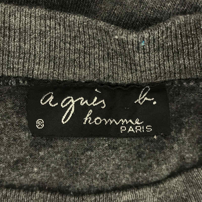 Agnes b. HOMME / アニエスベーオム 1990s ヴィンテージ / 裏起毛 モックネックカットソー 長袖Tシャツ