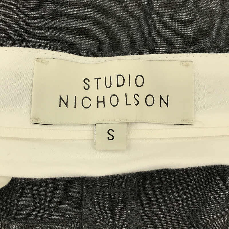 Studio Nicholson / スタジオ ニコルソン LINEN JAQUARD PANTS-DOBLE PLEAT PANT サマースラックスパンツ