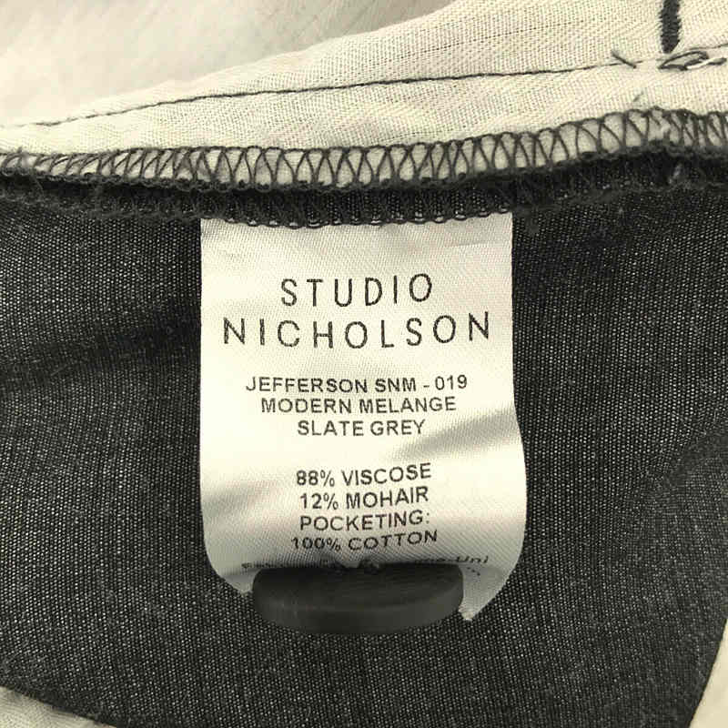 Studio Nicholson / スタジオ ニコルソン LINEN JAQUARD PANTS-DOBLE PLEAT PANT サマースラックスパンツ