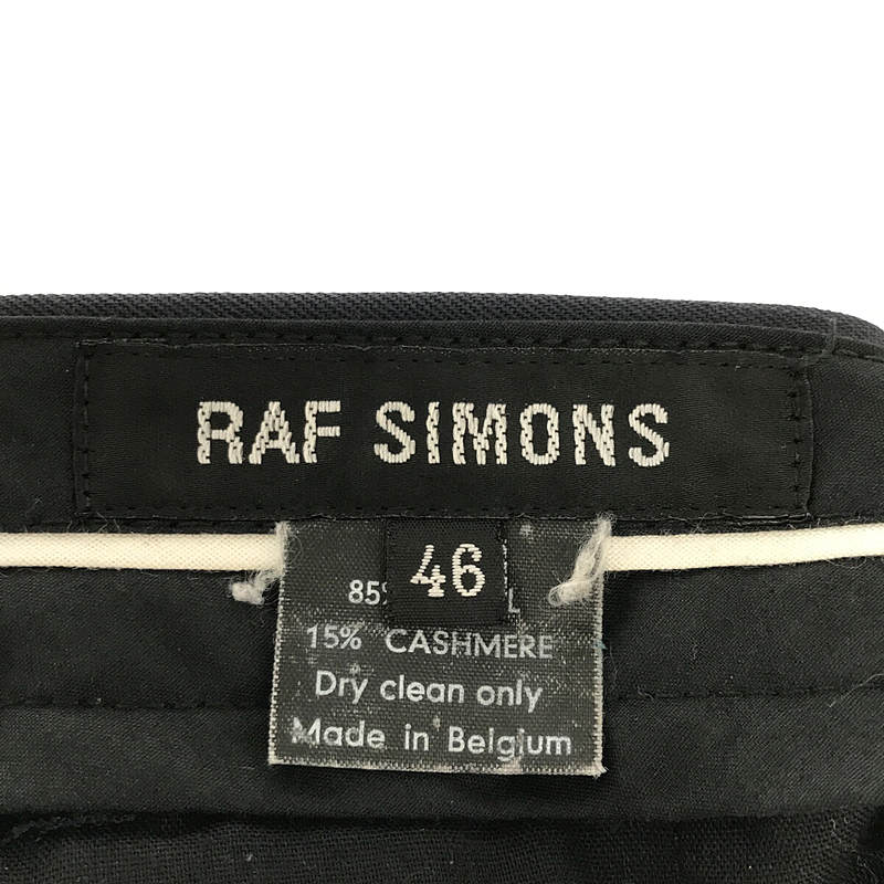 RAF SIMONS / ラフシモンズ Radioactivity カシミヤ混紡 スラックスパンツ