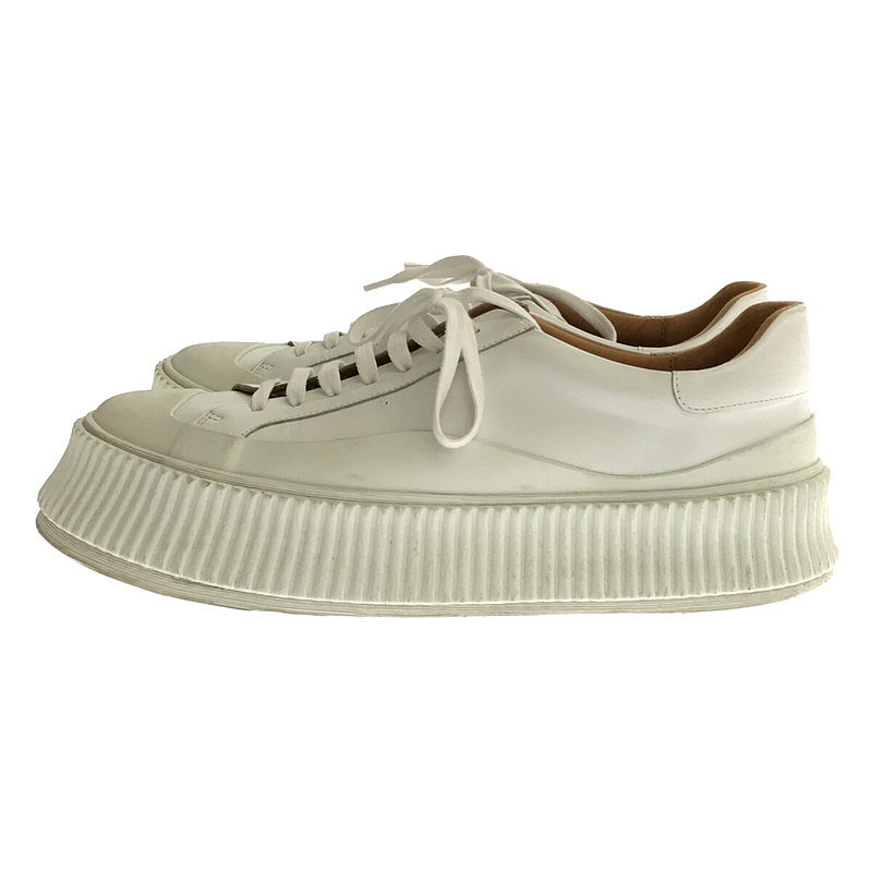 JIL SANDER / ジルサンダー SMOOTH LEATHER SNEAKER JI32535A レザー スニーカー タグ・保存袋有