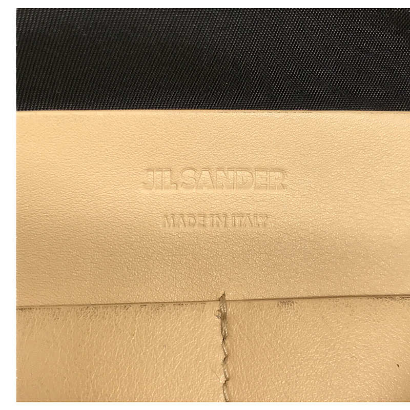 JIL SANDER / ジルサンダー レザー ２way ビッグ トートバッグ 保存袋付き