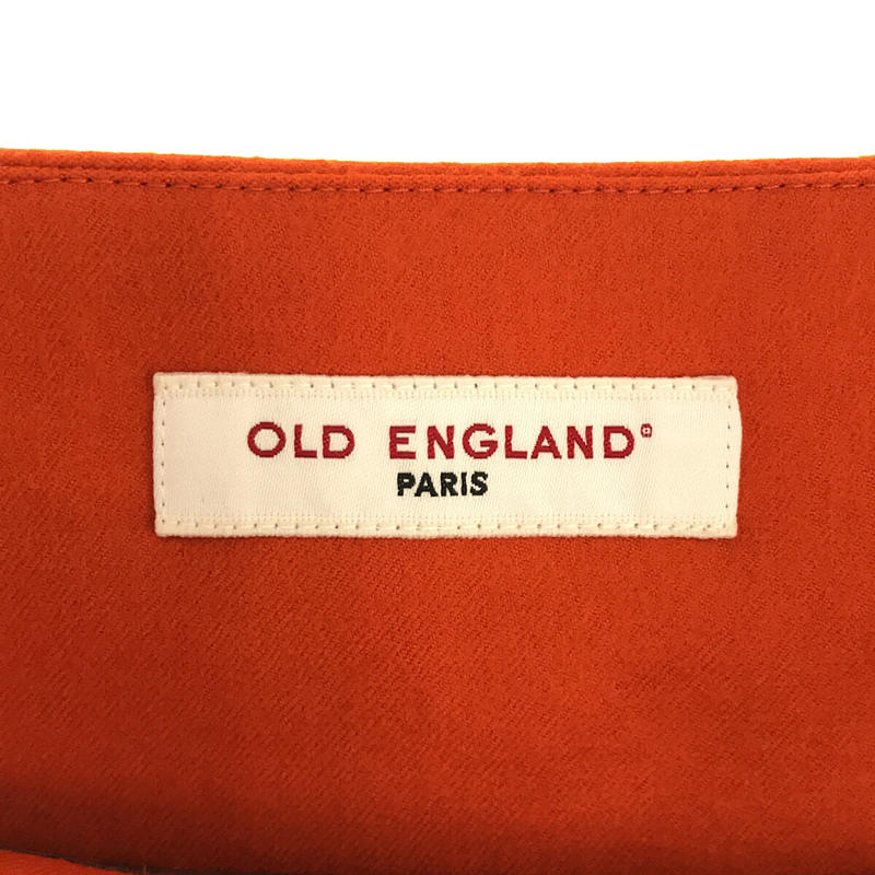 OLD ENGLAND / オールドイングランド ウール ラップ ロング スカート ベルト付き