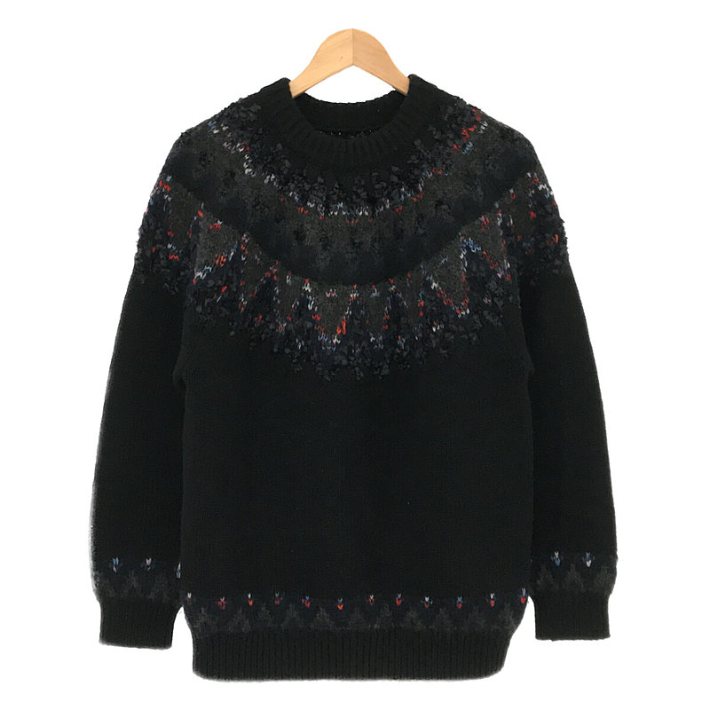 MOHAIR NORDIC KNIT P/O モヘヤノルディック ニットプルオーバーCoohem / コーヘン