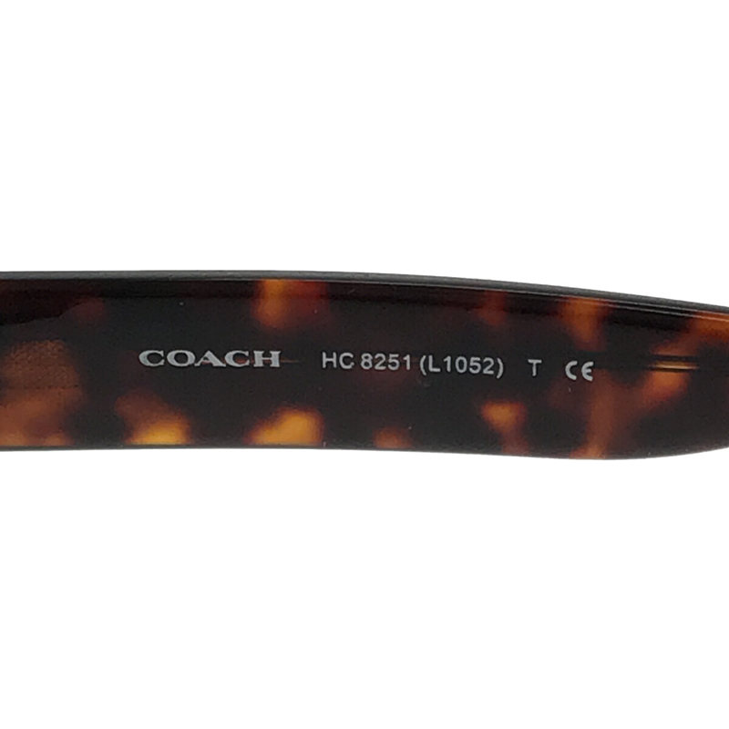 COACH / コーチ HC8251  鼈甲 フレーム カラーレンズ サングラス 純正ケース付き