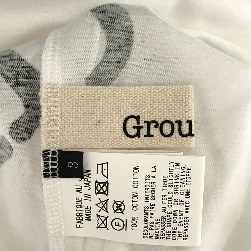 Ground Y / グラウンドワイ 30/cotton Jersey GY Logo Jumbo Graphic T コットン ジャージー GY ロゴ プリント ジャンボ グラフィック Tシャツ