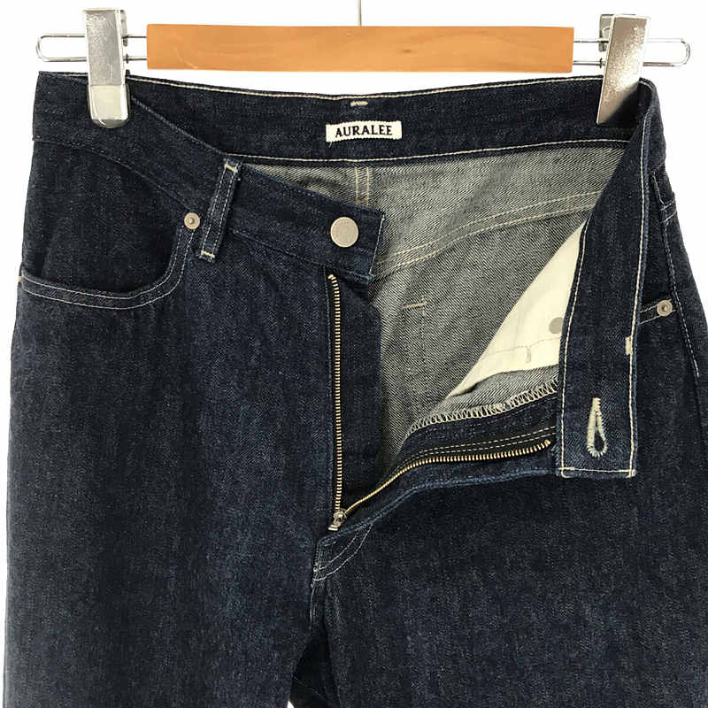 AURALEE / オーラリー SELVEDGE LIGHT DENIM WIDE PANTS コットン デニム ワイドパンツ