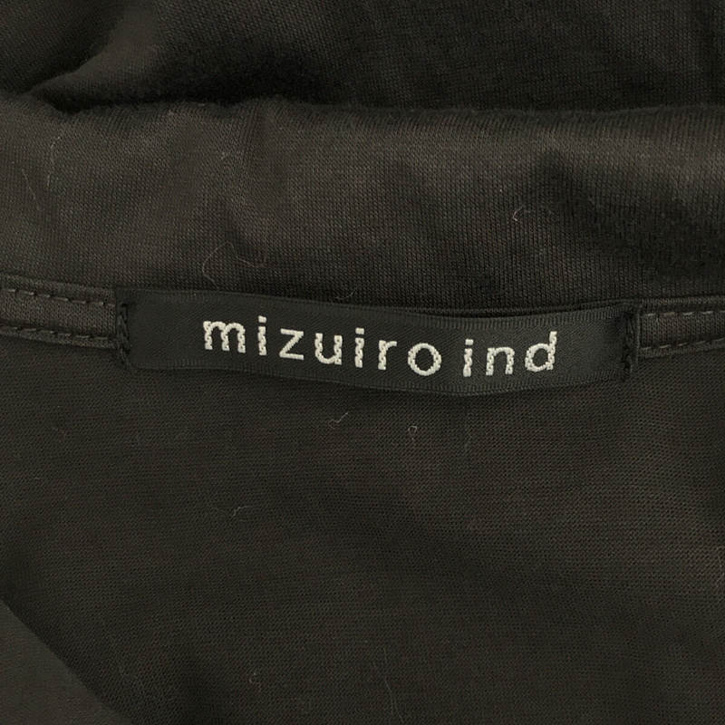 mizuiroind / ミズイロインド コットン 襟付き ボデューム ブラウス トップス