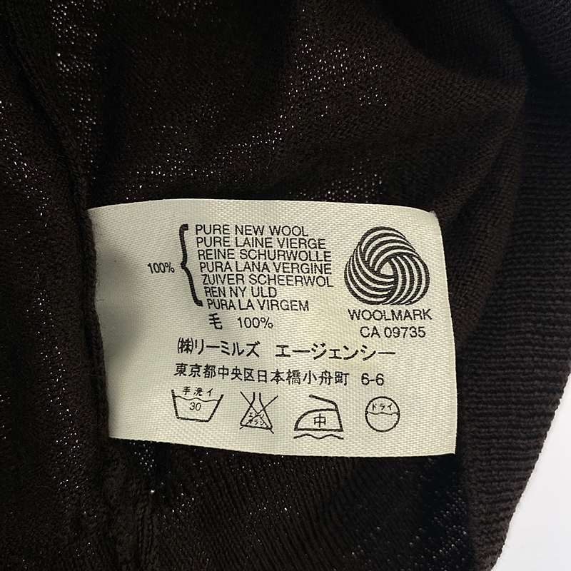 JOHN SMEDLEY / ジョンスメドレー メリノウール ハイゲージ Vネックニット