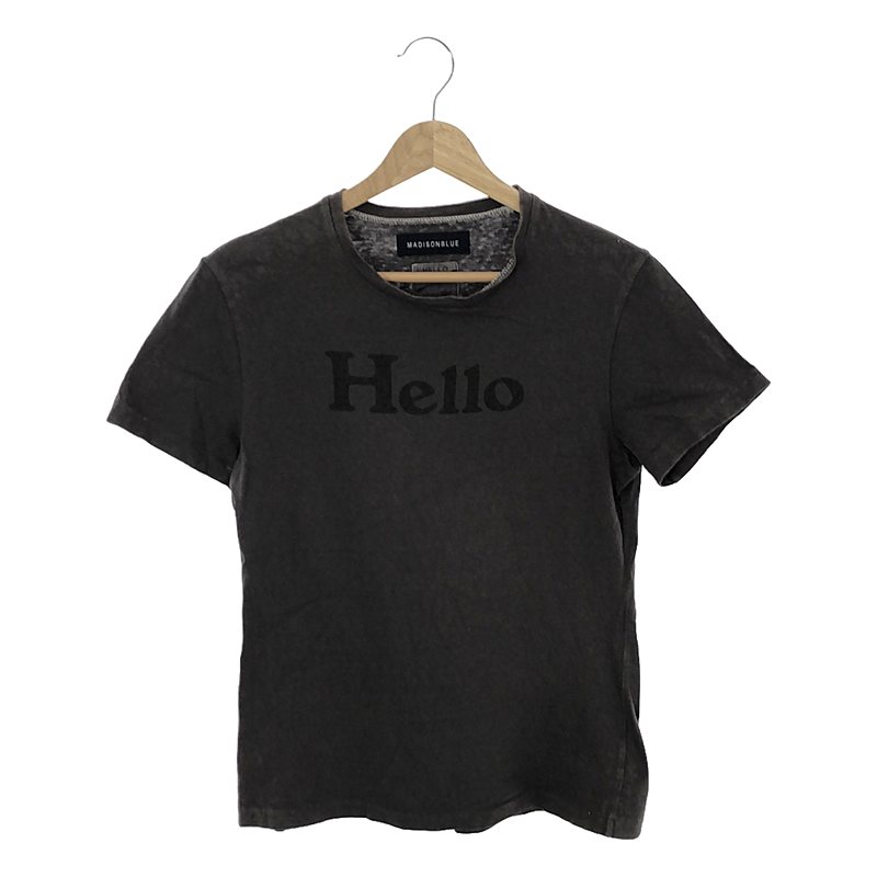 HELLO CREW NECK TEE プリント クルーネック Tシャツ