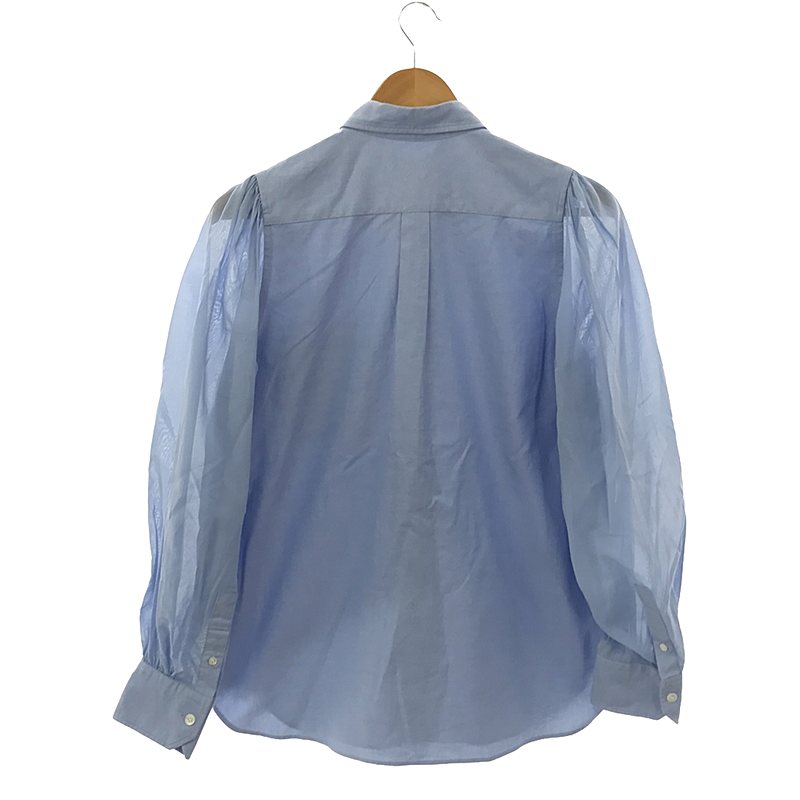 HYKE / ハイク Oxford Sheer Sleeve Shirt シャツ