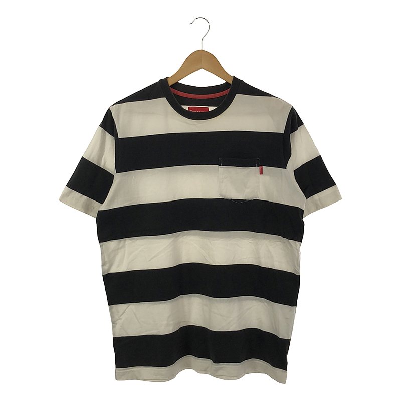 Large Stripe Pocket Tee ラージストライプ ボーダー ポケットTシャツ