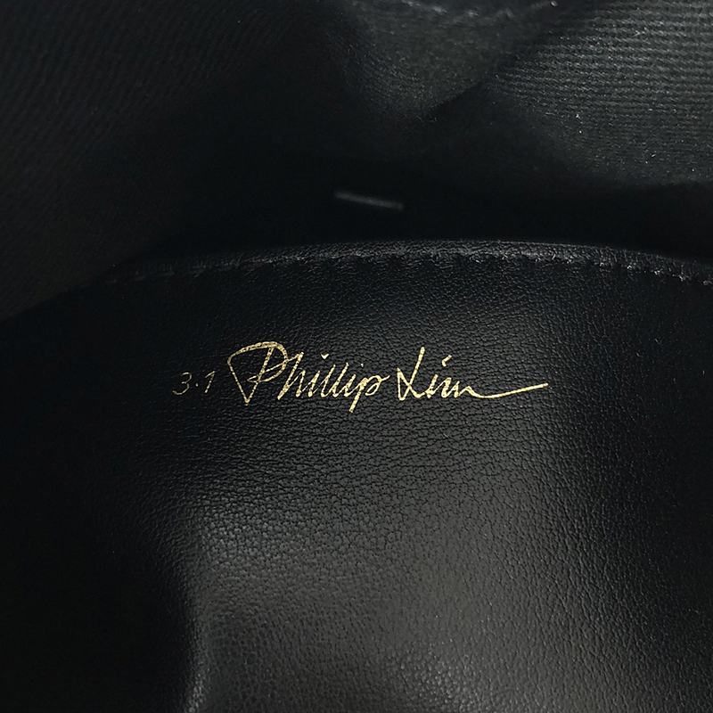 3.1 Phillip Lim / スリーワンフィリップリム 巾着型 レザー スクエア ショルダーバッグ