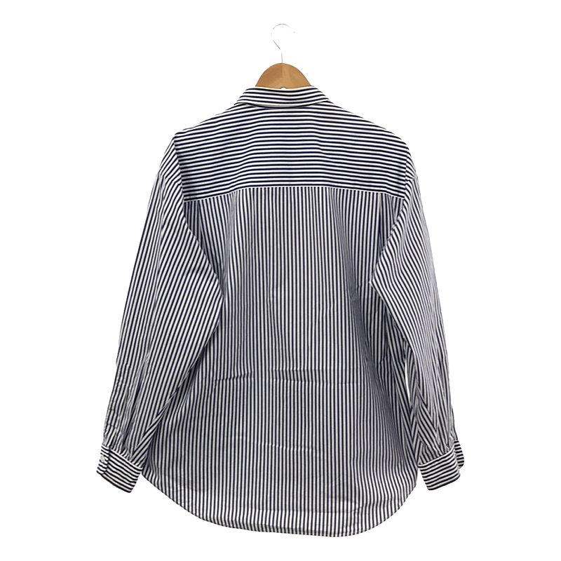 H BEAUTY&YOUTH / エイチビューティアンドユース STRIPE BALLOON SHIRT ストライプ バルーンシャツ