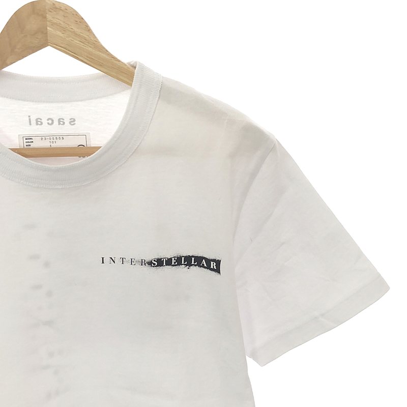 sacai / サカイ 「INTERSTELLAR T-Shirt」プリントTシャツ