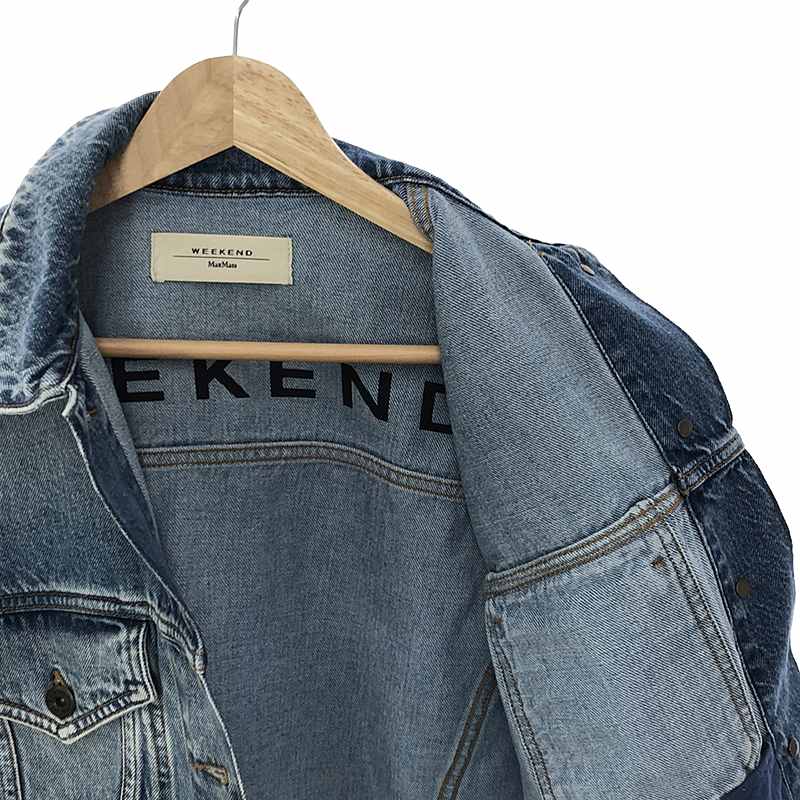 WEEKEND MAX MARA / ウィークエンドマックスマーラ ヴィンテージ加工 ロゴ デニムジャケット