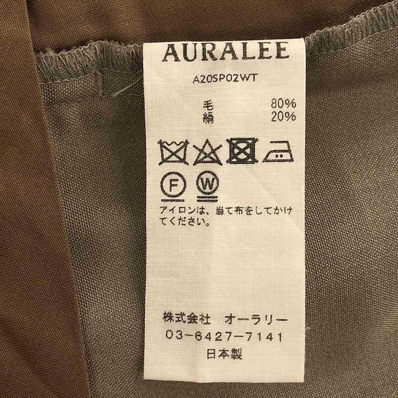 AURALEE / オーラリー WOOL SILK TROPICAL SLACKS / ウール シルク トロピカル スラックス パンツ