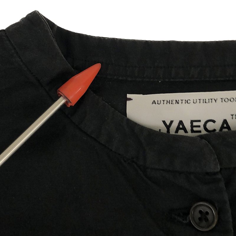 YAECA / ヤエカ No Collar Long Shirt シャツ
