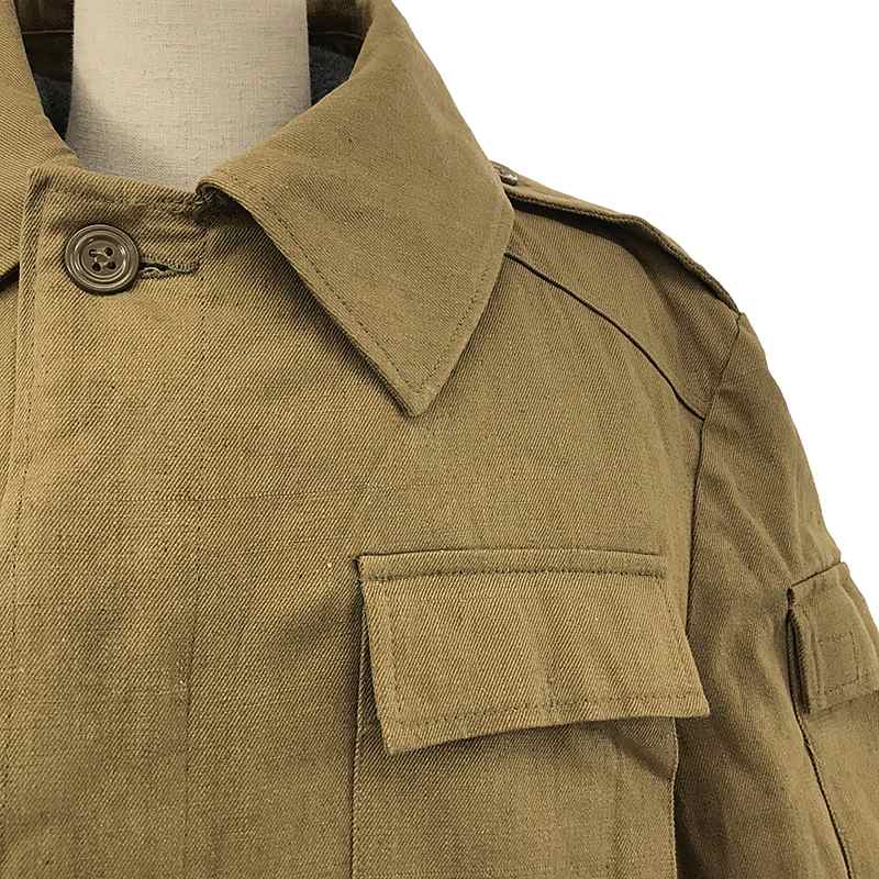 VINTAGE / ヴィンテージ古着 DEAD STOCK 推定1980s Russian Soviet Army Tankers Jacket & Liner / ロシア軍 チンストラップ タンカース ジャケット / ライナー完備 ソビエト