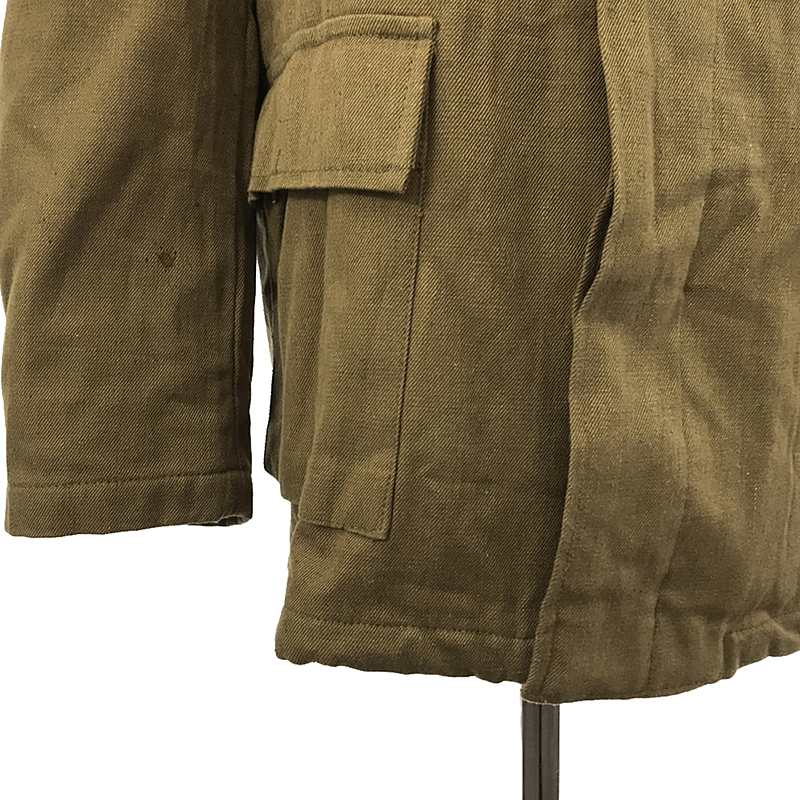 VINTAGE / ヴィンテージ古着 DEAD STOCK 推定1980s Russian Soviet Army Tankers Jacket & Liner / ロシア軍 チンストラップ タンカース ジャケット / ライナー完備 ソビエト