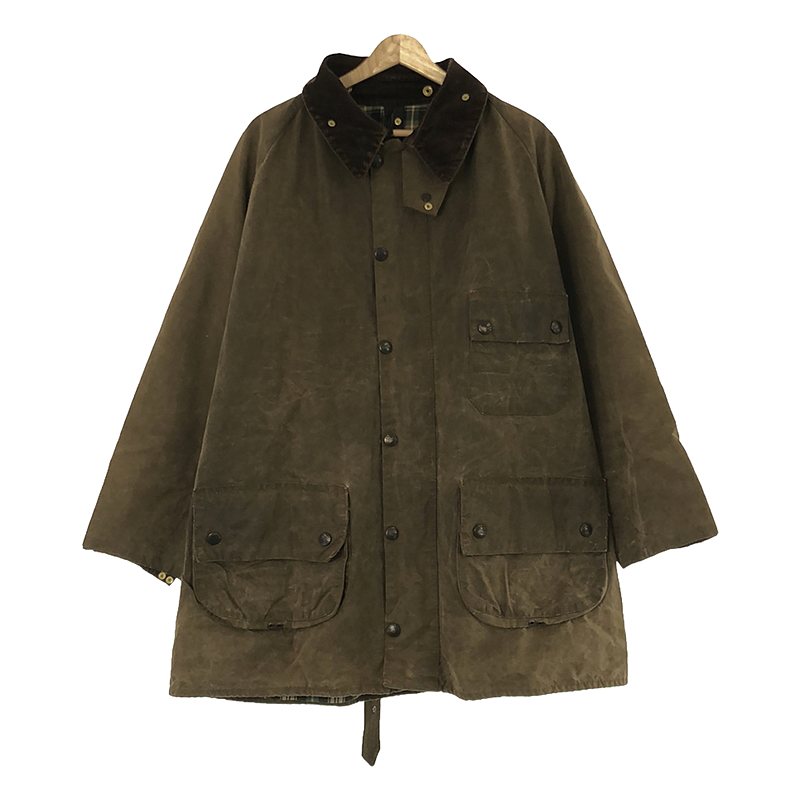 Barbour / バブアー 80s ヴィンテージ SOLOWAY ZIPPER ソルウェイジッパー 3ワラント オイルドコットン フーデッドジャケット