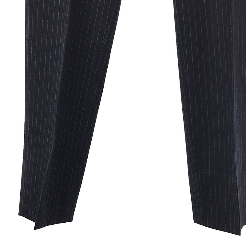 UNITED ARROWS / ユナイテッドアローズ green label relaxing / GLR CLOTH Chalk Stripe SLIM No Pleats Suit Pants / スラックス パンツ