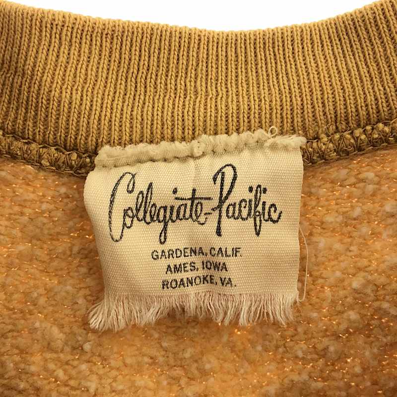 VINTAGE / ヴィンテージ古着 60s Collegiate Pacific カレッジ 3段プリント ラグランスリーブ スウェット