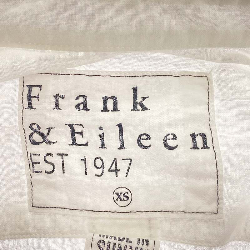 Frank&Eileen / フランクアンドアイリーン コットン スキッパーシャツ