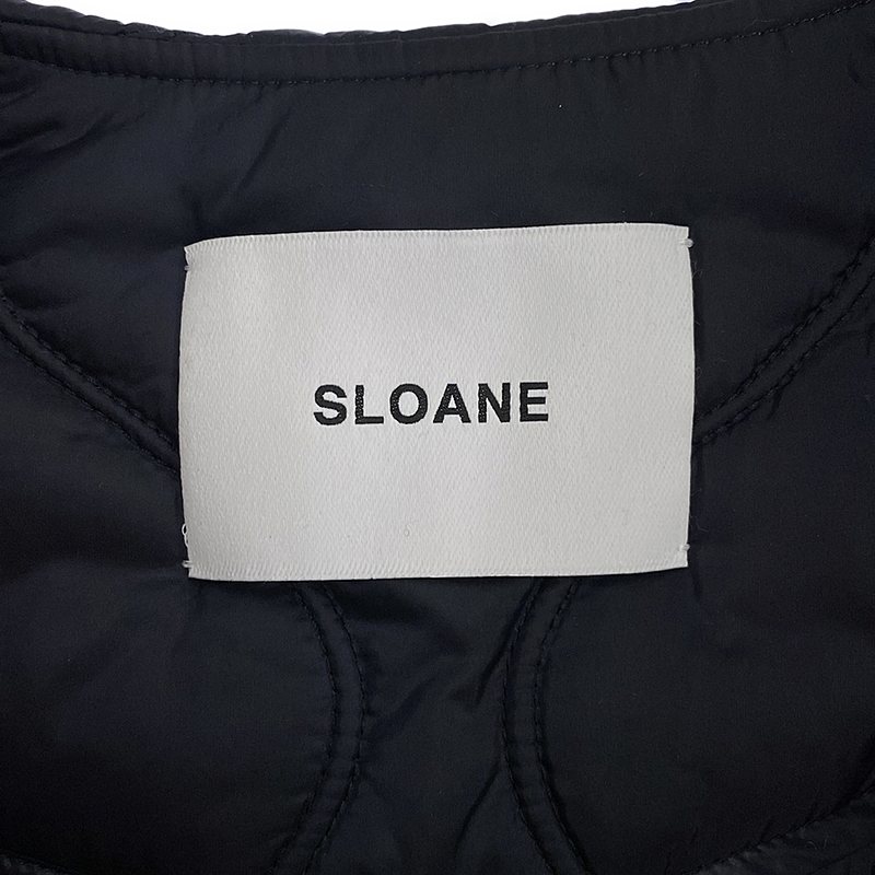 SLOANE / スローン ノーカラー キルティングコート