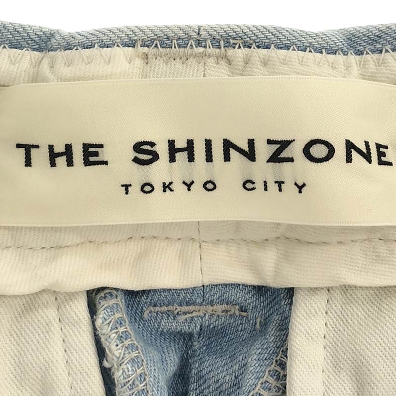 Shinzone / シンゾーン ウエストツータックトムボーイデニムパンツ