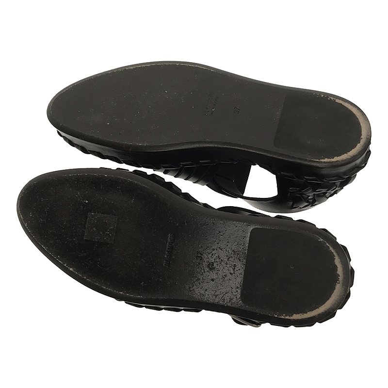 JIL SANDER / ジルサンダー Woven Leather Flat Sandal サンダル