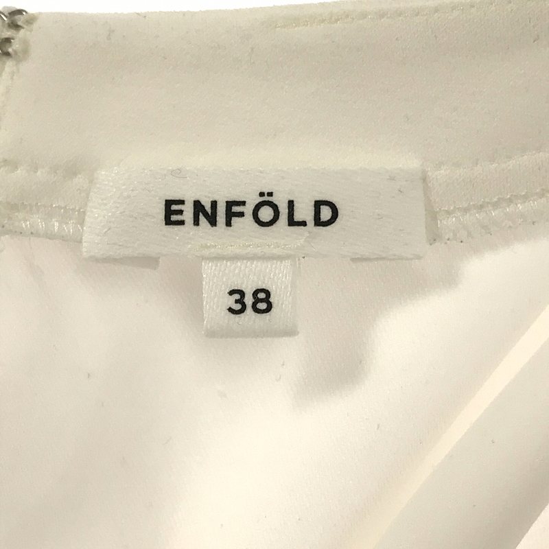 ENFOLD / エンフォルド スポンジ ダブルクロス コクーン カットソー