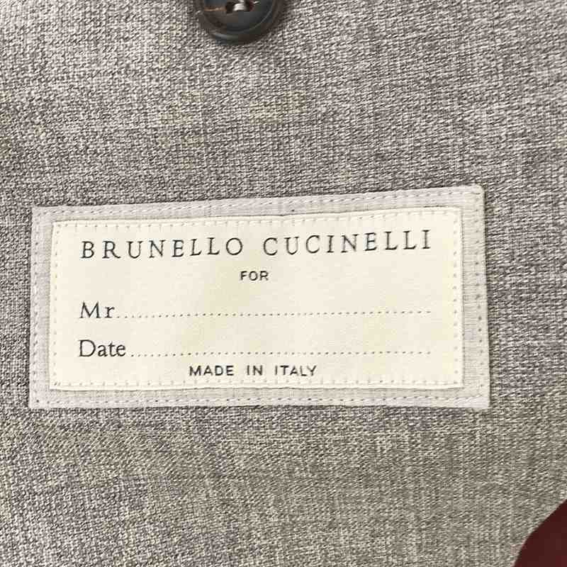 BRUNELLO CUCINELLI / ブルネロクチネリ ウール ダブル テーラードジャケット