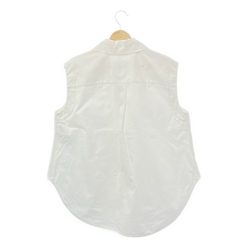 JIL SANDER / ジルサンダー Sleeveless Buttoned Shirt ノースリーブシャツ