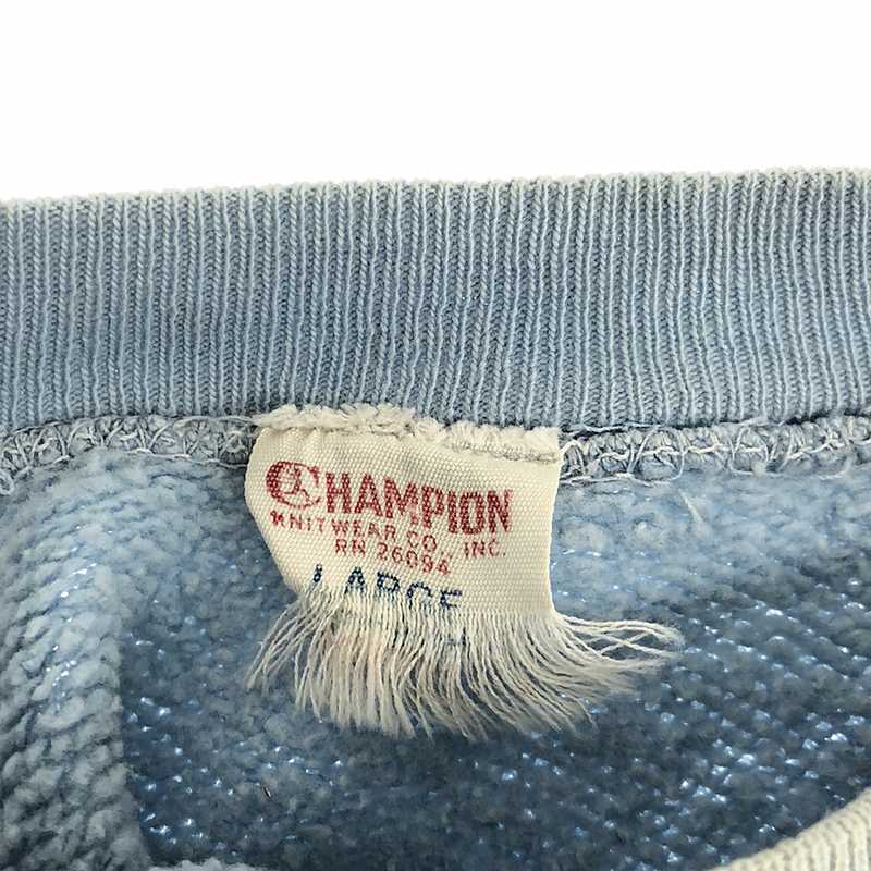 CHAMPION / チャンピオン 60s ヴィンテージ C中ランタグ カレッジプリント ラグランスリーブ スウェット